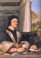 Piombo, Sebastiano del - Portrait of Ferry Carondelet and his Secretaries